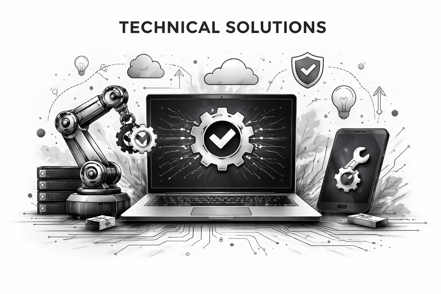 Technical solutions illustration
